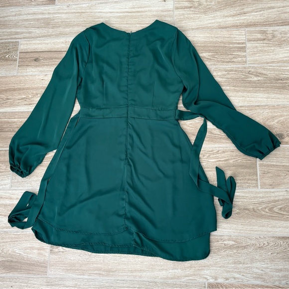 Altar'd State Green Long Sleeve Dress - Picture 4 of 14